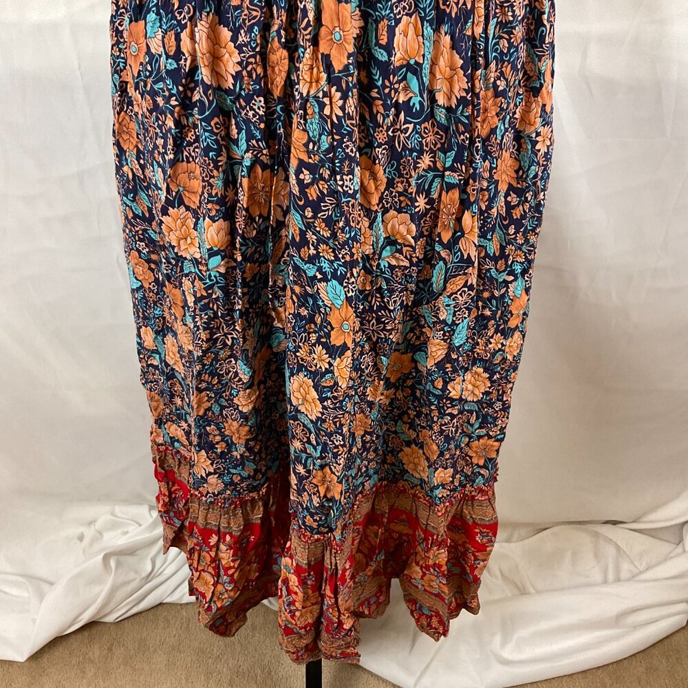 Baltic Born Floral Maxi Dress - Red and Blue - Picture 5 of 15